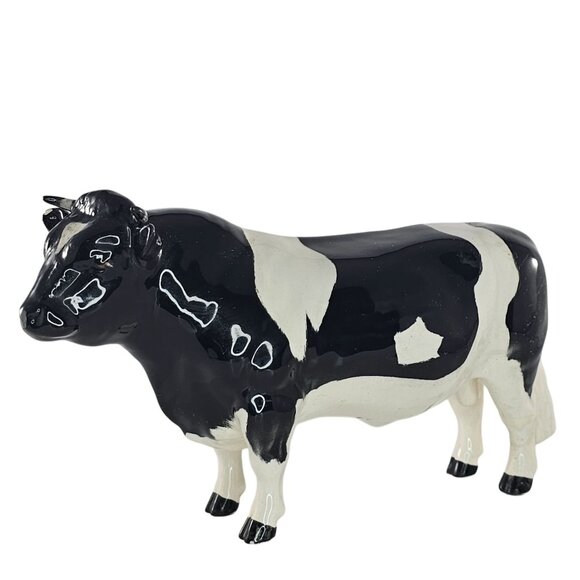 Vintage Beswick England Bull Champion Coddington Hilt Bar Cow Figurine *Repaired - Picture 1 of 12